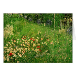 Cartão Vincent van Gogh - O Jardim de Daubigny