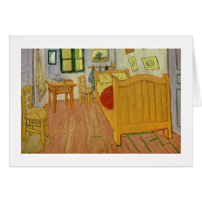 Cartão Vincent van Gogh | O Quarto, 1888 (Frente Horizontal)