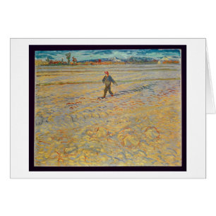 Cartão Vincent van Gogh o Sower, 1888