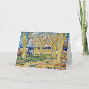 Cartão Vincent van Gogh - O Trem Azul