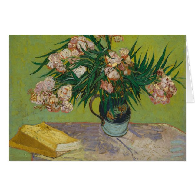 Cartão Vincent Van Gogh| Oleanders (Frente Horizontal)