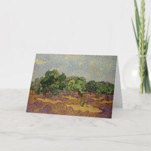 Cartão Vincent van Gogh - Oliveiras