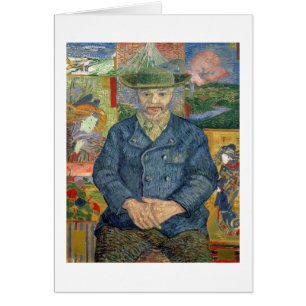 Cartão Vincent van Gogh Pere Tanguy (pai Tanguy)
