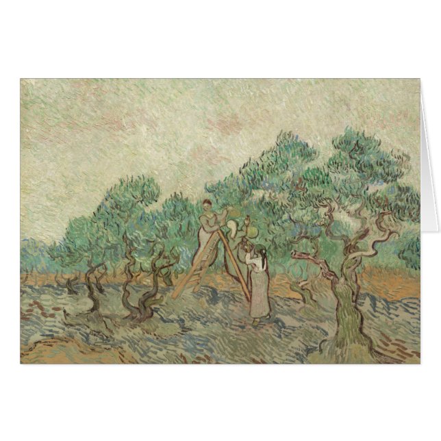 Cartão Vincent Van Gogh | Pomar De Oliva (Frente Horizontal)