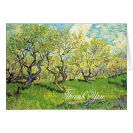 Cartão Vincent van Gogh,Pomar em Blossom