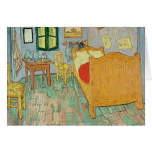 Cartão Vincent van Gogh quarto de Van Gogh em Arles