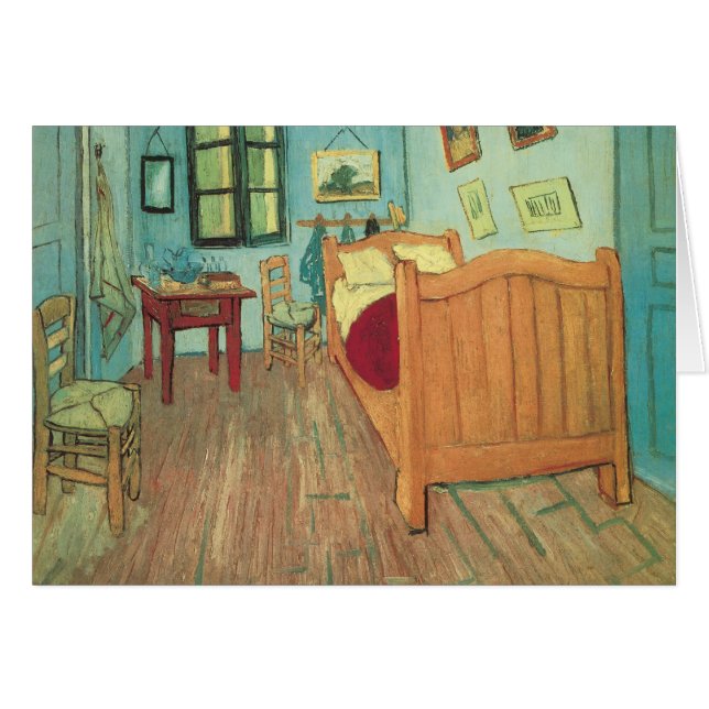 Cartão Vincent van Gogh - Quarto de Vincent em Arles (Frente Horizontal)