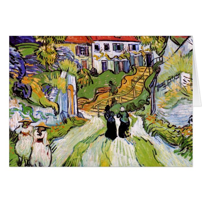 Cartão Vincent Van Gogh - Rua Da Vila E Passos (Frente Horizontal)