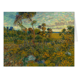 Cartão Vincent Van Gogh, Sunset Em Montmajour