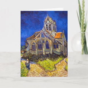 Cartão Vincent van Gogh - The Church at Auvers