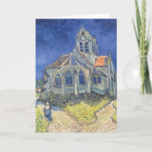 Cartão Vincent van Gogh The Church at Auvers-sur-Oise