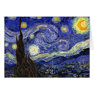 Cartão Vincent Van Gogh - The Starry Night Fine Art