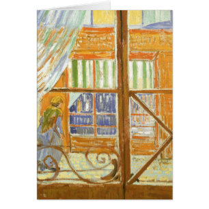 Cartão Vincent van Gogh - Uma vitrine de açougue de porco