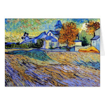 Vincent Van Gogh - Vista do Asilo e Capela