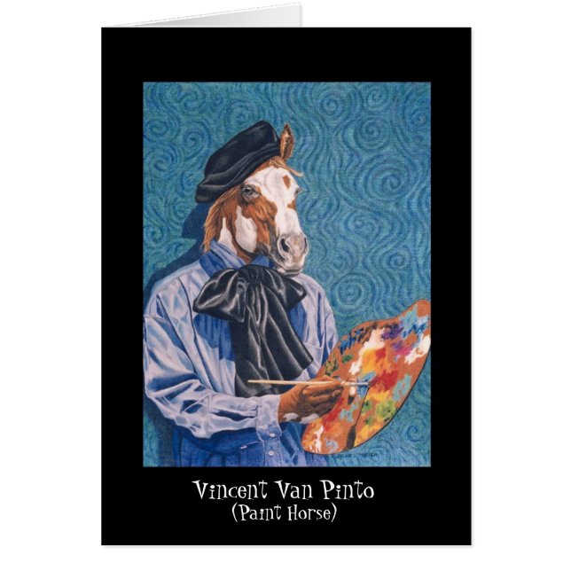 Cartão Vincent Van Pinto (Frente)