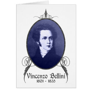 Cartão Vincenzo Bellini