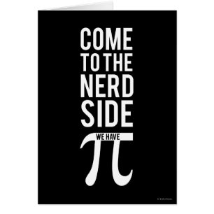 Cartão Vindo ao lado do nerd