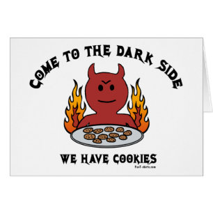 Cartão Vindo ao lado escuro