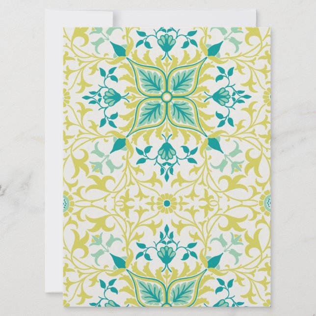 Cartão Vine Pattern (por William Morris) (Frente)