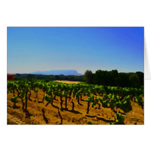 Cartão Vineyard artístico, S Cyr