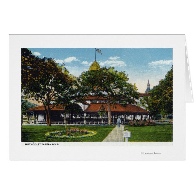 Cartão Vineyard de Martha, Visão do Metodista (Frente Horizontal)