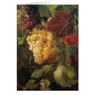 CARTÃO VINHA VINHA DE UVAS ANTIGAS PARTE PROVANDO DE VINH