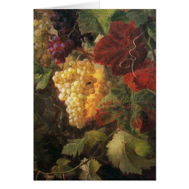 CARTÃO VINHA VINHA DE UVAS ANTIGAS PARTE PROVANDO DE VINH (Frente)