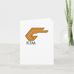 Cartão Vinheta do logotipo Ktm1