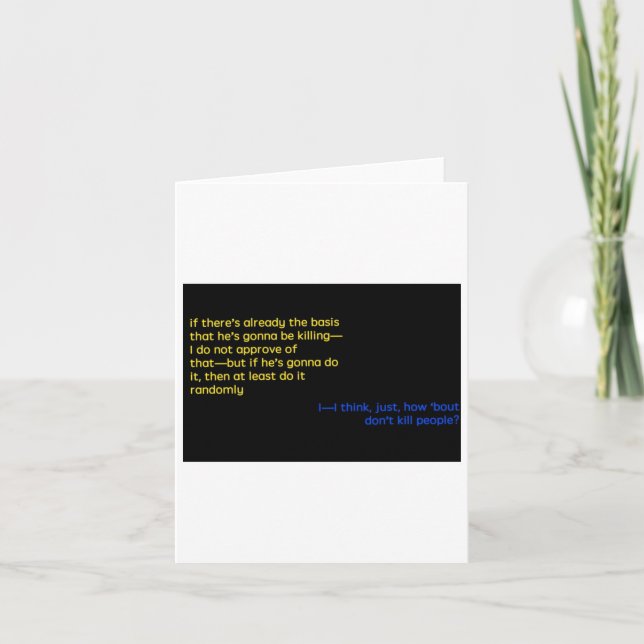 Cartão Vinheta Não Resolvida com Bocal (Frente)