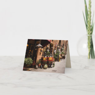 Cartão Vinho italiano Comprado em Montepulciano, Toscana