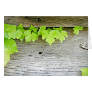 Cartão Vinho novo, madeira velha