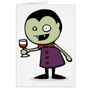 Cartão Vino do vampiro