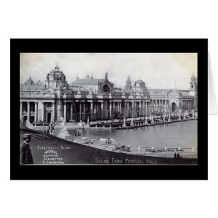 Cartão Vintage 1904 da feira de mundo de St Louis