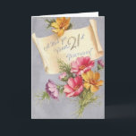 Cartão Vintage 21st Birthday Greeting Card<br><div class="desc">Vintage Birthday greeting card.  A Wish For Your 21st Birthday!  Sweet retro birthday card for twenty first birthday!</div>