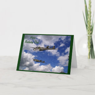 Cartão Vintage 50s Jet Birthday Card