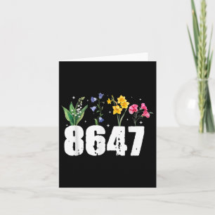 Cartão Vintage 8647 Trump Com Flores Brilhantes