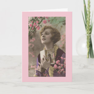 Cartão Vintage - A Fairy Tale Ending,