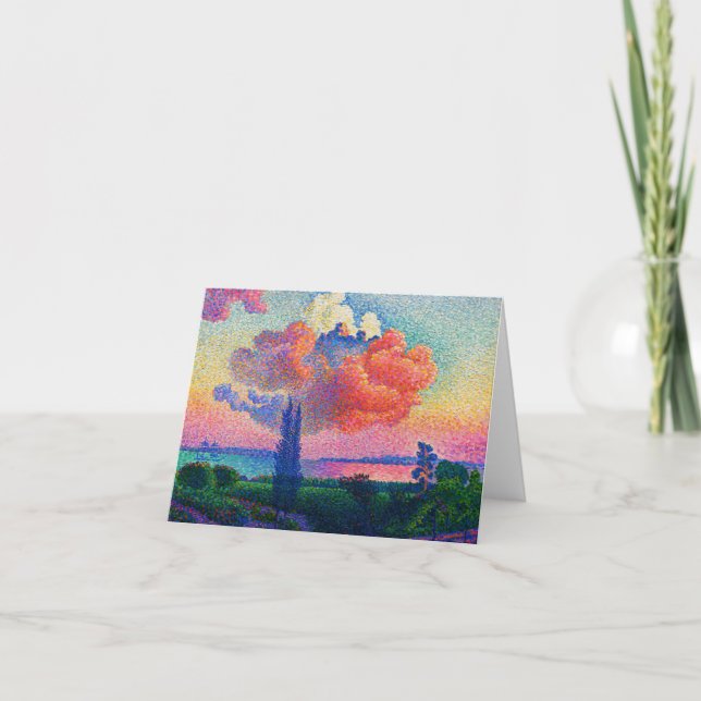 Cartão Vintage A Nuvem Rosa (1896) (Frente)