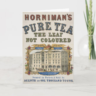 Cartão Vintage Ad for Horniman Pure Tea