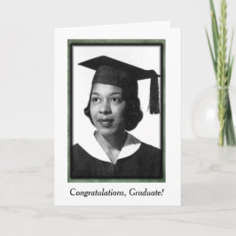 Cartão Vintage African American Graduation Card