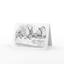 Vintage Alice no País das Maravilhas do Aniversári