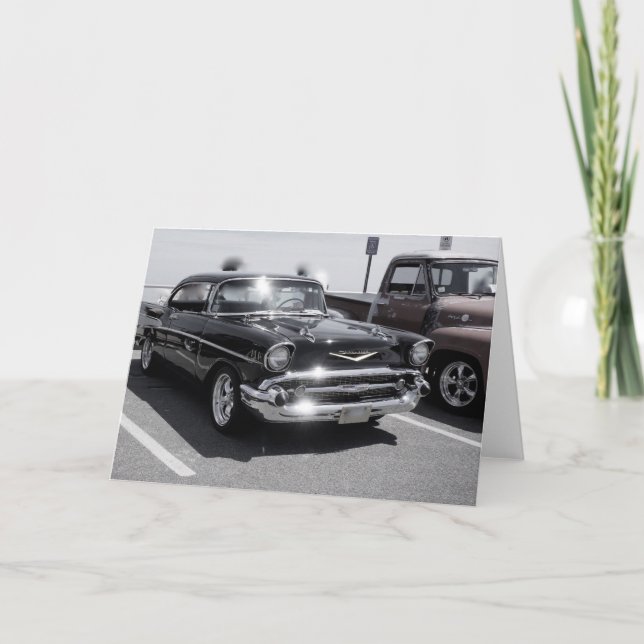 Cartão Vintage American Muscle Notecard (Frente)