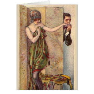 Cartão Vintage - apenas pouco auge! ,