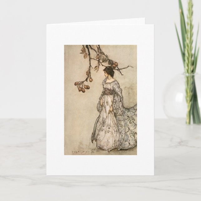 Cartão Vintage Art - Fairy Feeling "Undancey", (Frente)