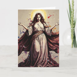 Cartão Vintage Art Mary Magdalene