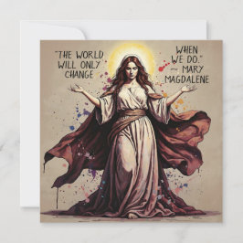 Cartão Vintage Art Mary Magdalene Cotação