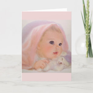 Cartão Vintage Baby Greeting Card