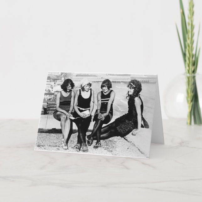 Cartão Vintage - Best Friends are My Chosen Sisters, (Frente)
