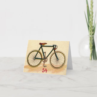 Cartão Vintage bicycle