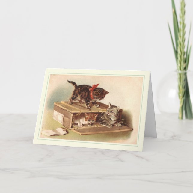 Cartão Vintage Birthday (Frente)